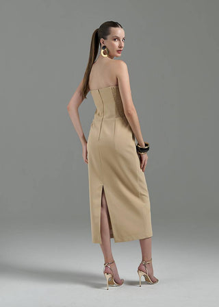 Vestido Ciel De Saint Tropez - Bege 221303BG01..