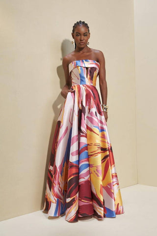 Vestido Tqc Garden Abstract - Garden Abstract 2914164446