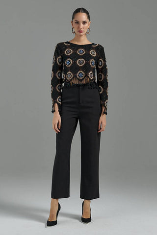 Calça Sevilha Splendor - Preto 241308PR01...