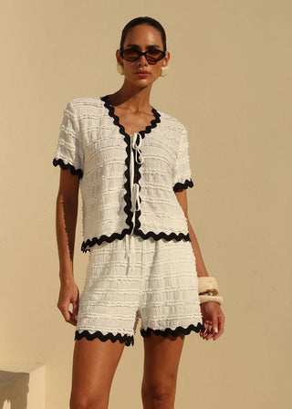 Conjunto Malha C/ Aviamento - Off White 251434BR03 OFF..