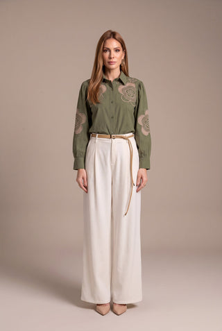 Camisa Sevilha Splendor - Verde Militar