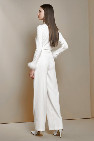 Calça Brume D'' Europe - Off White 241311BR03 OFF..