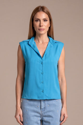 Camisa Vanessa - Turquesa