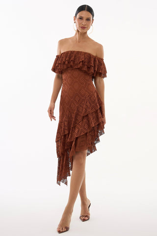Dress Brume De Paris - Marron 221310MA09