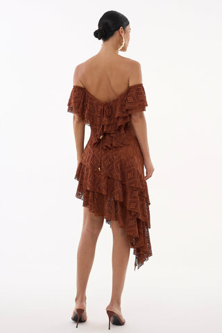 Dress Brume De Paris - Marron 221310MA09