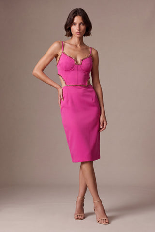 Dress Leona Pink — pose
