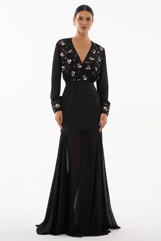 Vestido Brisa De Valência - Preto 231305PR01...