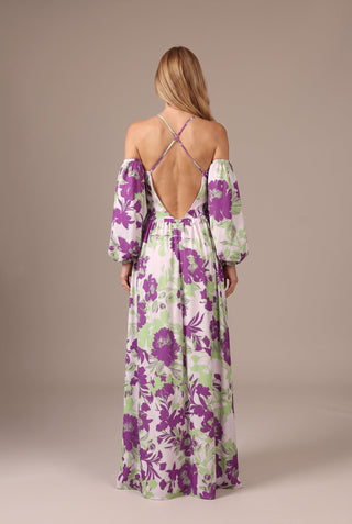 Dress Francisca - Mix Flower Purple 2370381898
