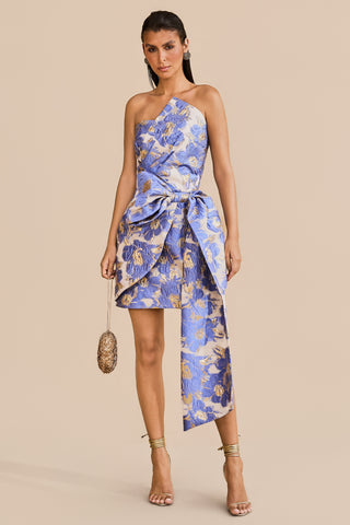 Vestido Assimétrico Midi Jacquard - 271603