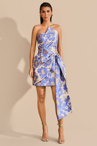 Vestido Assimétrico Midi Jacquard - 271603