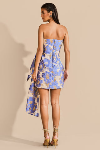 Vestido Assimétrico Midi Jacquard - 271603