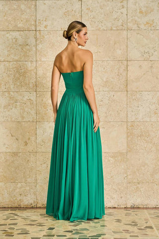Vestido Artesanal Tqc - Esmeralda 281521VD17
