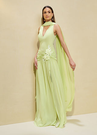 Vestido Enros Echarpe