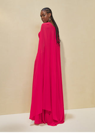 VESTIDO FLUIDO C/ CAPA