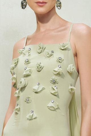 Vestido Fluido Cortes Retos