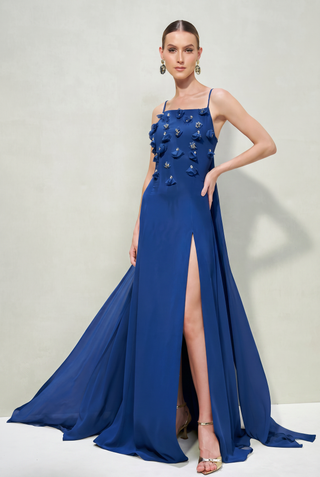 Vestido Fluido Cortes Retos