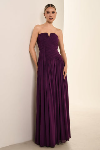 Vestido Tqc Drapeado - Ametista 2815231078