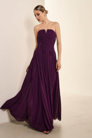 Vestido Tqc Drapeado - Ametista 2815231078