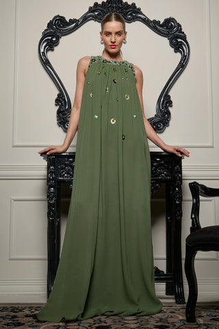 Vestido Romantico Especial - Oliva 281533VD04.