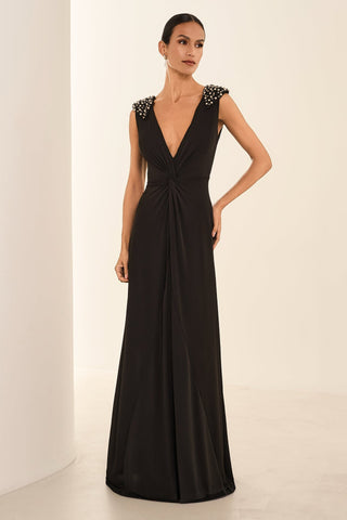 Vestido Enrosco Longo - Preto 281540PR01...
