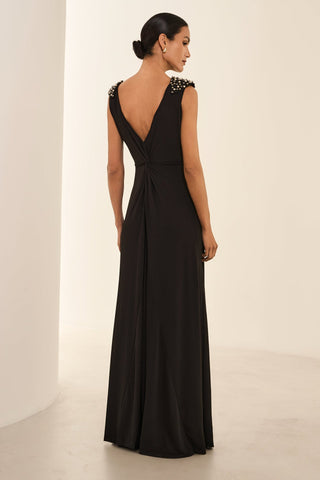 Vestido Enrosco Longo - Preto 281540PR01...