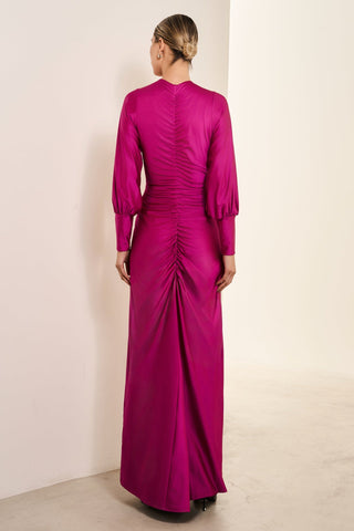 Vestido Classico Em Jersey - Fuscia 2815644567