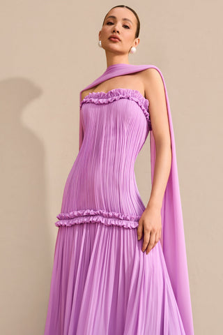 Vestido Tqc c/ Tiras Drapeadas - 281601