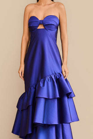 Vestido Tqc Assimétrico c/ Babados - 281609