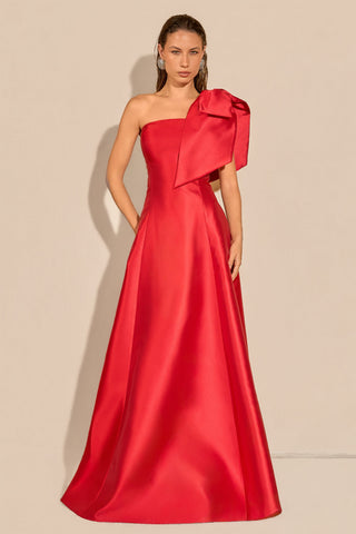 Vestido Tqc c/ Detalhe Laço Um Ombro Só - 281610