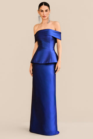 Vestido Ombro a Ombro Saia Coluna - 281624