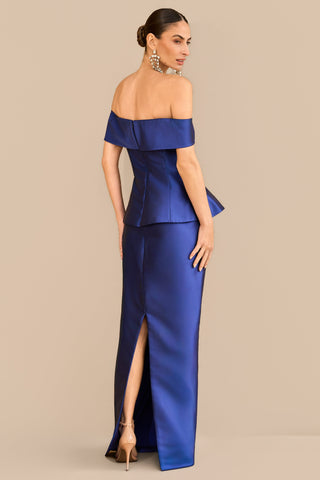 Vestido Ombro a Ombro Saia Coluna - 281624