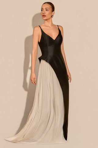 Vestido Assimétrico Mix Textura - 281640