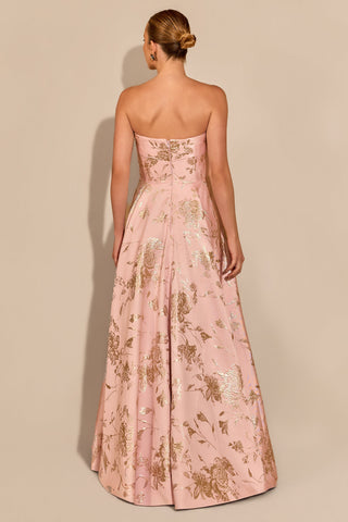 Vestido Decote V em Jacquard Exclusivo - 281642