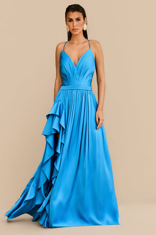 Vestido Fenda em Jabo - 281646