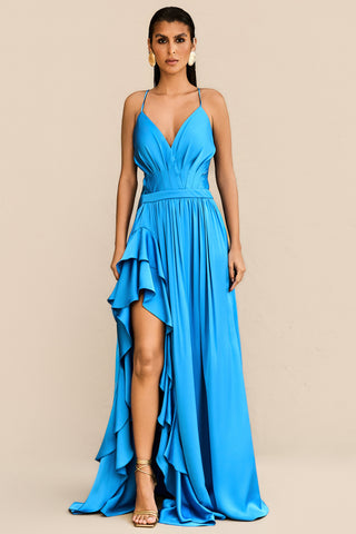 Vestido Fenda em Jabo - 281646