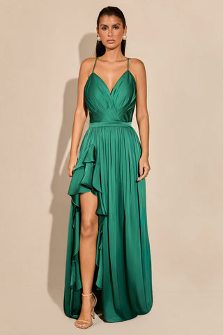 Vestido Fenda em Jabo - 281646