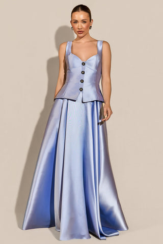 Vestido Leve Corte Corset Romântico - 281648