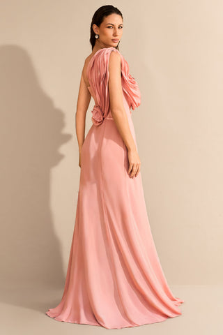 Vestido Fluido Detalhe Orgânico - 281660