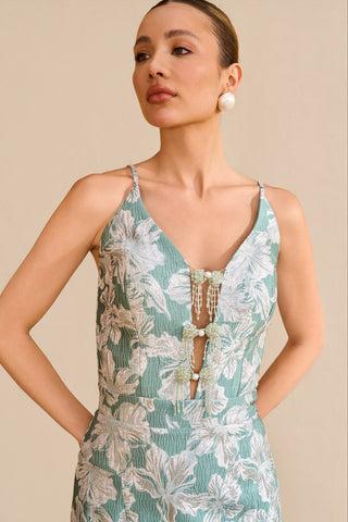 Vestido em Jacquard Corte Exclusivo - 281664