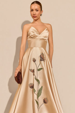 Vestido Clássico Bordado - 281682