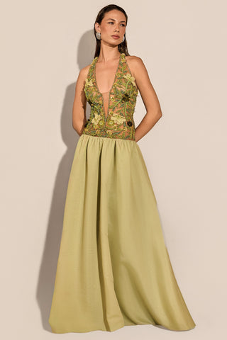 Vestido Frente Única Bordada - 281690