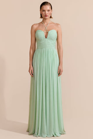 Vestido Fluido Top Drape Frente Única - 291617
