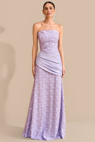 Vestido Paete Bordado Drape Cintura - 291618