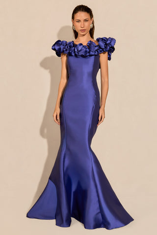 Vestido Ombro a Ombro Flor Zibeline - 291626