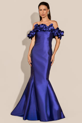 Vestido Ombro a Ombro Flor Zibeline - 291626
