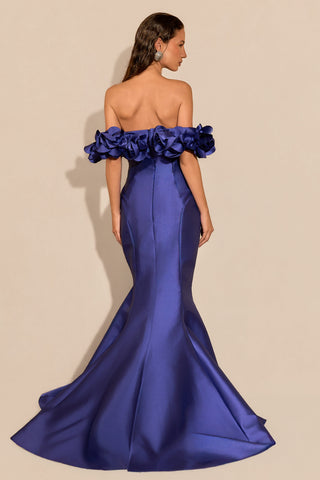 Vestido Ombro a Ombro Flor Zibeline - 291626