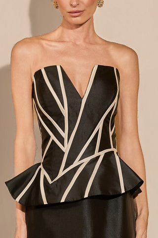 Conjunto Top Bicolor P&B - 301602