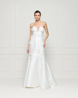 Vestido Wedding Tqc Com Aplic 3d - Off White 321502BR03 OFF..
