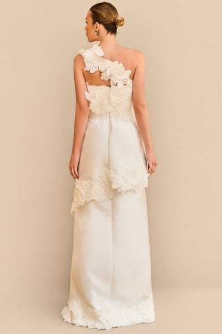 Vestido Noiva Um Ombro Só Bordado - 321606