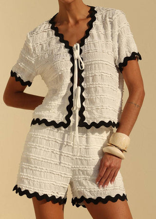 Conjunto Malha C/ Aviamento - Off White 251434BR03 OFF..